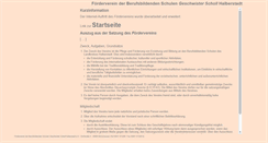 Desktop Screenshot of foerderverein.bbs-halberstadt.de