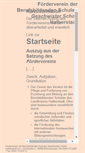 Mobile Screenshot of foerderverein.bbs-halberstadt.de